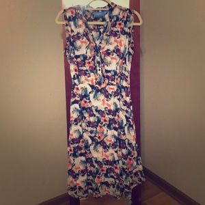 Fun & Colorful Sleeveless Dress - Simply Vera - M
